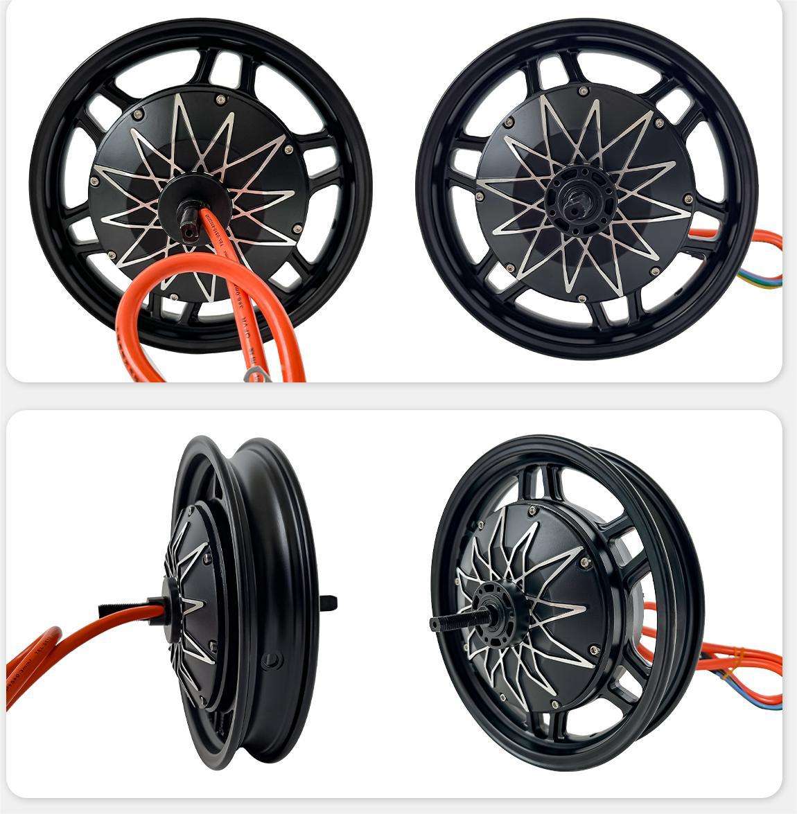 고속 14인치 BLDC 모터 전기 자전거 스쿠터 48v - 72V 5000W Hub Motor Kit 리뷰 및 가격