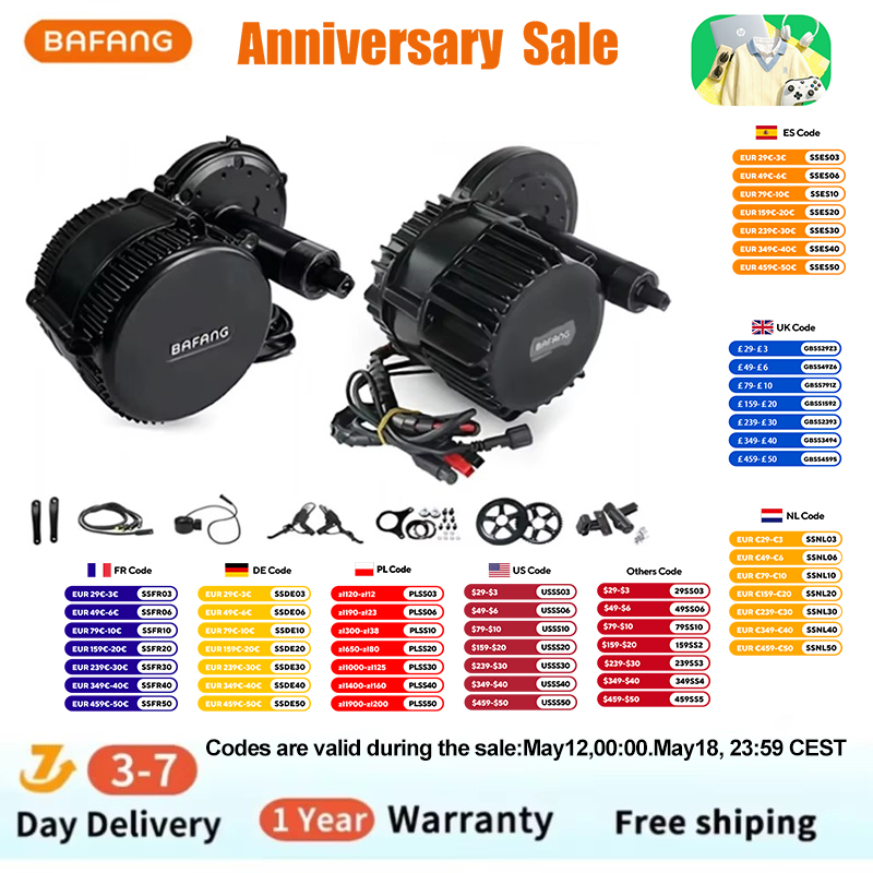 바팡 BBSHD 1000W 48V 68mm 미드 드라이 - Bafang Bbshd 1000W Conversion Kit 리뷰 및 가격